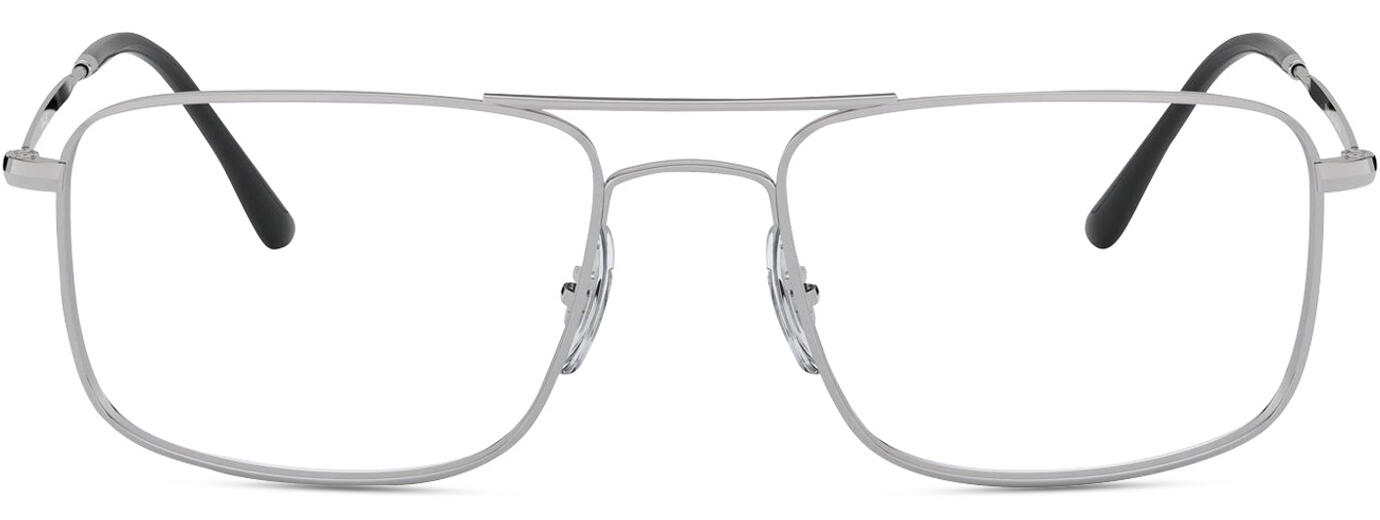 Aan het liegen servet Okkernoot Ray-Ban 6434 - zilveren herenbril | Hans Anders